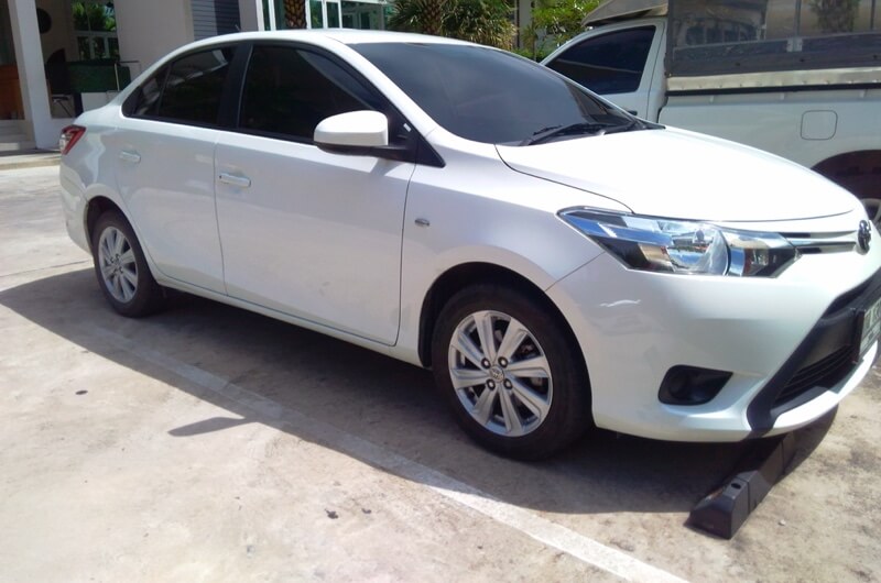 Toyota Vios - one of most popular cars rental options
